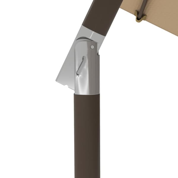 Rootz Garden Sunshade - Patio -sateenvarjo - Ulkona Parasol - Optimaalinen auringonsuoja - Ø2,63 x 2,2 m - Metallikehys - 180 g/m² polyesterikangas