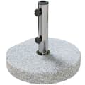 Miniatyrbillede 1 af 10: Rootz Granite Parasol Stand - Paraply Holder - Vægtet base - Vejrbestandig - Ø44.5x37.5 cm granit