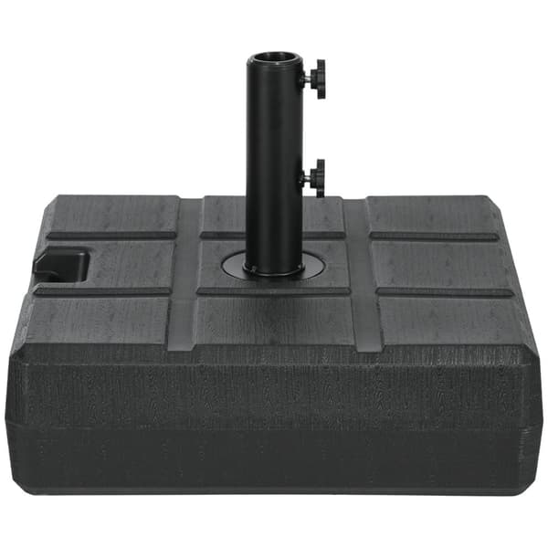 Rootz Parasol Stand - Paraplyhållare - Skärmstativ - Håller upp till 40 kg - HDPE Shell - 49cm x 49 cm x 36,5 cm