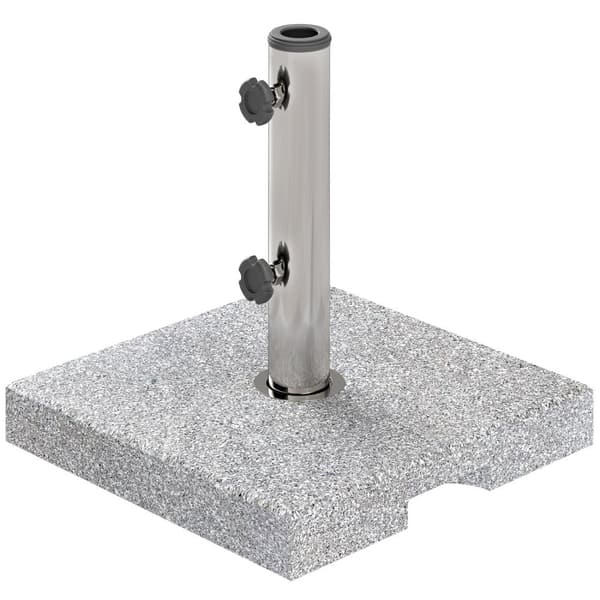 Rootz Parasol Stand - Granit paraplyhållare - Paraplyvikt - Stabilitet - 38 cm x 38 cm x 38 cm
