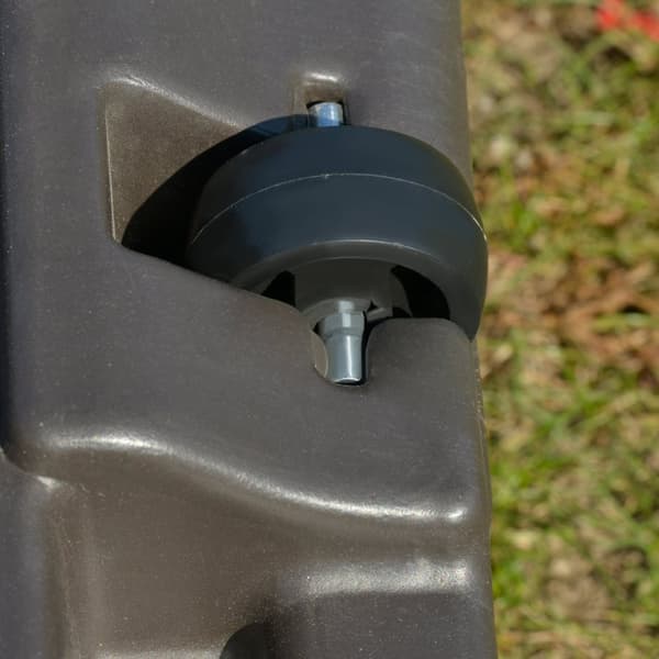 Rootz Parasol Stand - vapaasti kiinnitettävä sateenvarjopohja - tukeva stabilointiaine - HDPE -materiaali - 88L x 88b x 19H cm