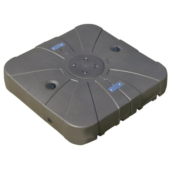Rootz Parasol Stand - vapaasti kiinnitettävä sateenvarjopohja - tukeva stabilointiaine - HDPE -materiaali - 88L x 88b x 19H cm