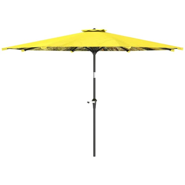Rootz Parasol Ø294cm - Garden Paraply - Outdoor Canopy - Easy Tilt & Crank - 180 GSM Polyester - 294CM X 247CM