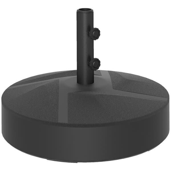 Rootz Parasol Stand - Fillable Paraply Base - Utomhusparaplyhållare - HDPE -plast - Upp till 30 kg - Ø56 x 40 cm