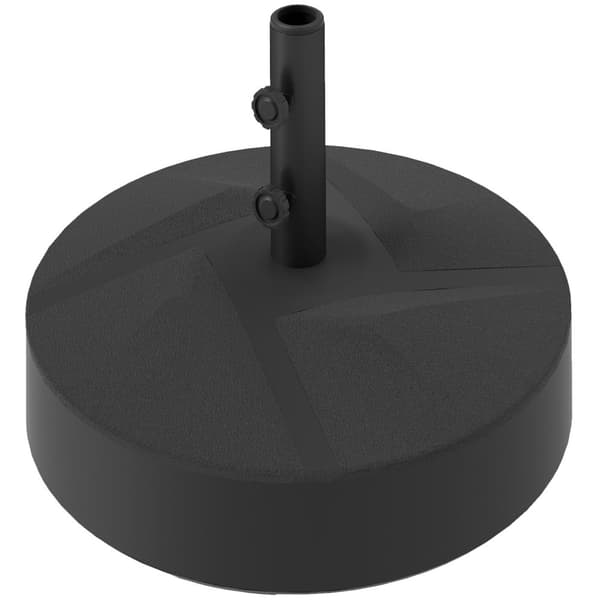 Rootz Parasol Stand - Fillable Paraply Base - Utomhusparaplyhållare - HDPE -plast - Upp till 30 kg - Ø56 x 40 cm