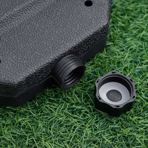 Rootz Parasol Stand Base - Parasol Foot - Paraply Base - sikrer parasol fast - 100 cm x 100 cm x 6,8 cm