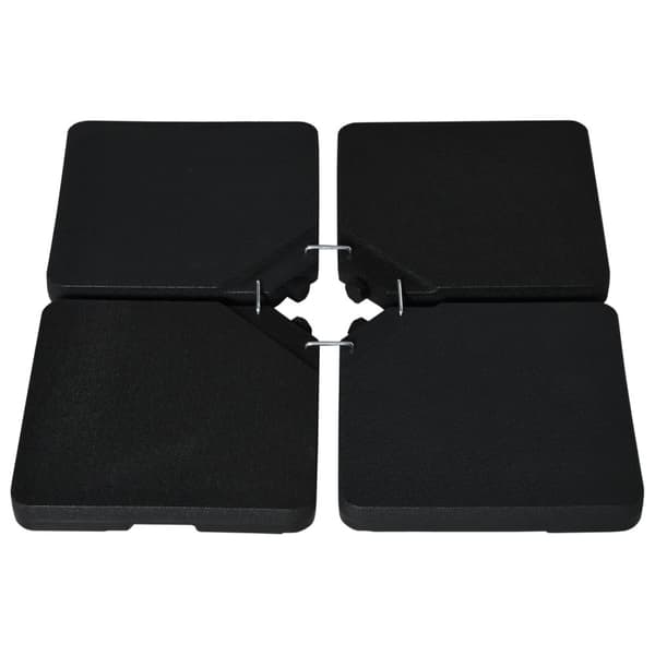 Rootz Parasol Stand Base - Parasol Foot - Paraply Base - sikrer parasol fast - 100 cm x 100 cm x 6,8 cm