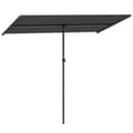 Miniatyrbillede 10 af 10: Rootz Parasol Garden Paraply - Sunshade - Udendørs baldakin - 180 ° Rotatabel - 150x205 cm - Black -UV beskyttelse UPF 50+