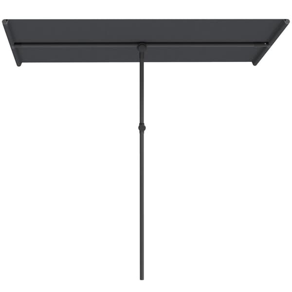 Rootz Parasol Garden Paraply - Sunshade - Udendørs baldakin - 180 ° Rotatabel - 150x205 cm - Black -UV beskyttelse UPF 50+