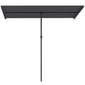 Miniatyrbillede 1 af 10: Rootz Parasol Garden Paraply - Sunshade - Udendørs baldakin - 180 ° Rotatabel - 150x205 cm - Black -UV beskyttelse UPF 50+