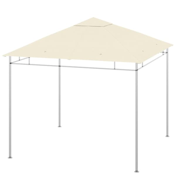 Rootz -udskiftningstak til Pavilion Pergola Telt - Have baldakin - Udendørs skygge - UV -beskyttelse - 298 cm x 295 cm brun
