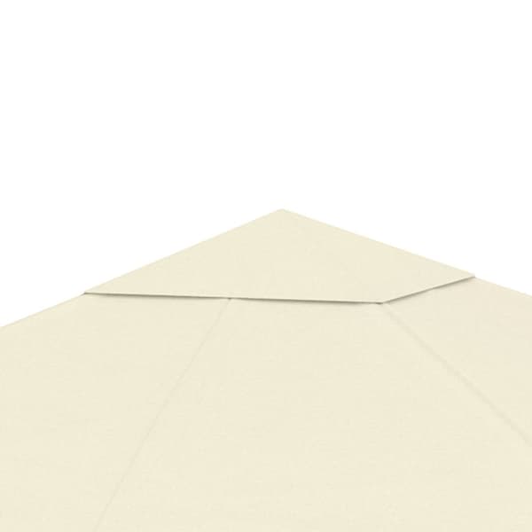 Rootz -udskiftningstak til Pavilion Pergola Telt - Have baldakin - Udendørs skygge - UV -beskyttelse - 298 cm x 295 cm brun