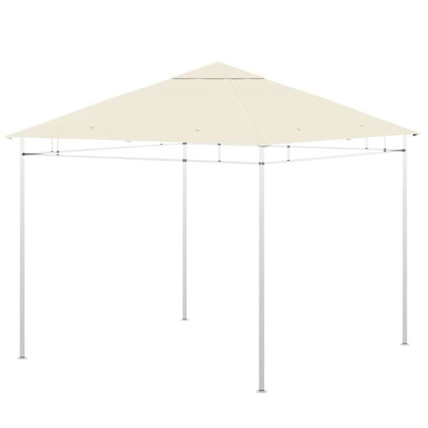 Rootz -udskiftningstak til Pavilion Pergola Telt - Have baldakin - Udendørs skygge - UV -beskyttelse - 298 cm x 295 cm brun