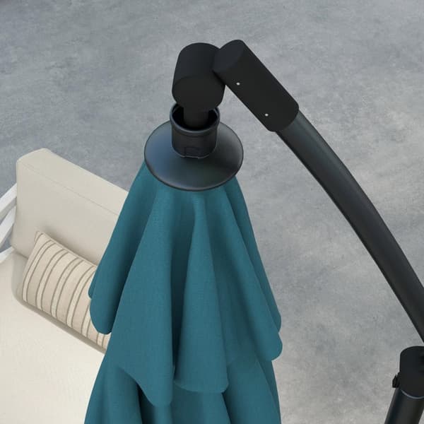 Rootzin sivun kallistettava Parasol - Sun Shade - Ulko -sateenvarjo - UV -suojaus 30+ - 293 cm x 260cm