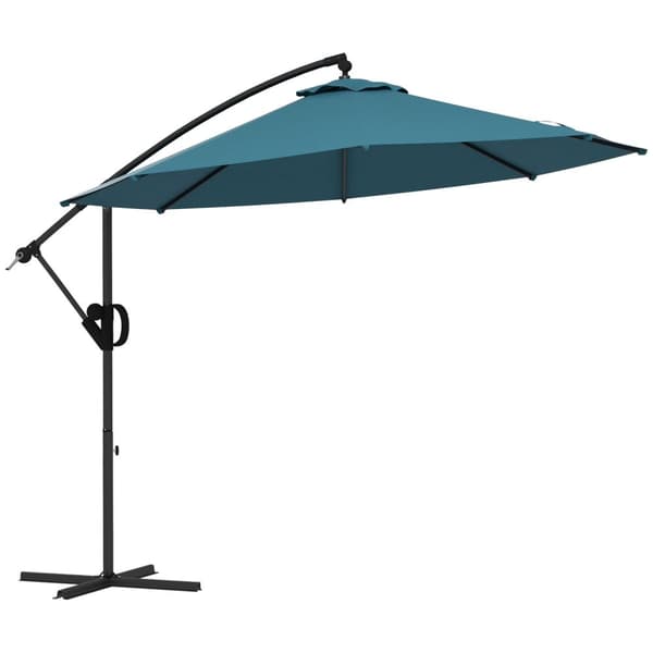 Rootzin sivun kallistettava Parasol - Sun Shade - Ulko -sateenvarjo - UV -suojaus 30+ - 293 cm x 260cm