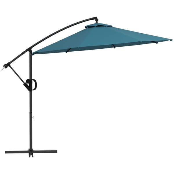 Rootzin sivun kallistettava Parasol - Sun Shade - Ulko -sateenvarjo - UV -suojaus 30+ - 293 cm x 260cm