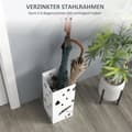 Pikkukuva 4 / 10: Rootzin sateenvarjojalusta - turkkiteline - sateenvarjopidike - ruosteenkestävä - 15,5 x 15,5 x 40 cm