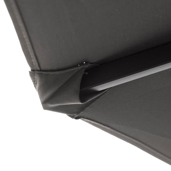 Rootz XXL Garden Parasol - Outdoor Screen - Sunshade Paraply - Optimal solskydd - 4,6 m x 2,7 m x 2,4 m - Stålmast - Högt tätt polyester - Grå