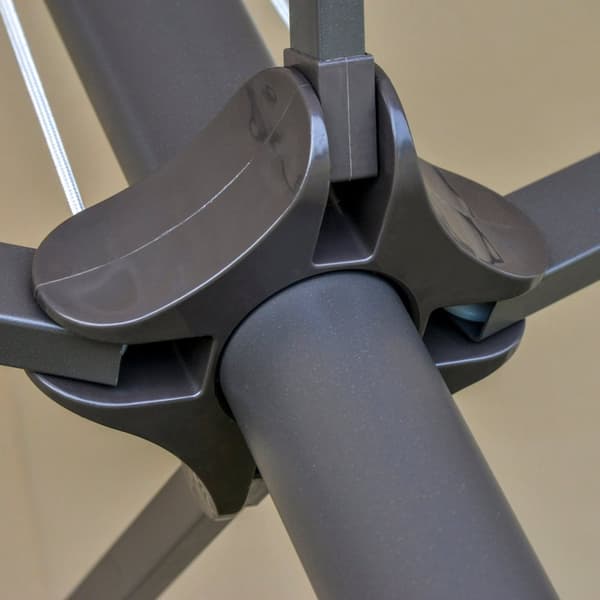 Rootz XXL Garden Sunshield - Suuri parasoli - Puutarhan ulkona