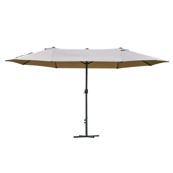 Rootz XXL Garden Sunshield - Suuri parasoli - Puutarhan ulkona