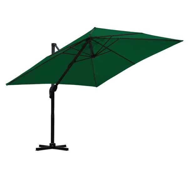 Parasol Ø300cm obrotowy, uchylny, obrót 360°, parasol rynkowy, zielony