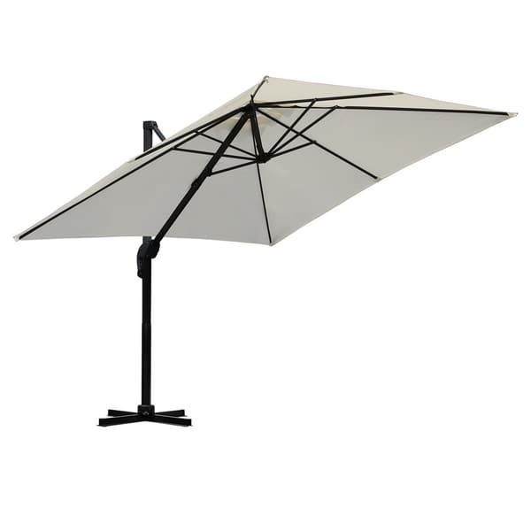 Parasol Ø300cm obrotowy, uchylny, obrót 360°, rynkowy, beżowy