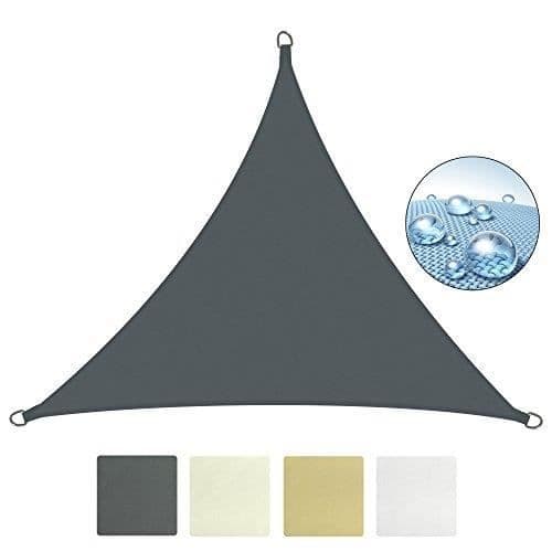 Sol Royal Shade segel 360x360x360cm Antracit - SolVision PS9 - PES Vattenavvisande tyger - Sol- och UV-skydd