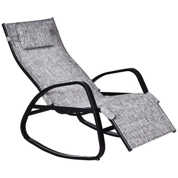 Gynge Stol, 64x69x108 cm, Grå
