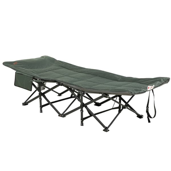 Campingbädd, 68x186x48 cm, Grå