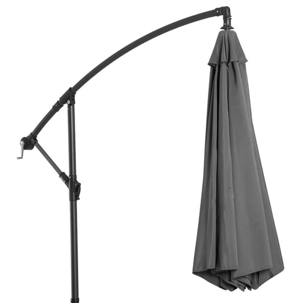 Solparaply, Ø2.95x2.45m, Grå