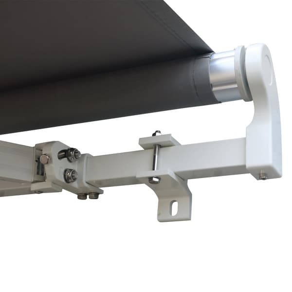 Markise, L395 × B300 cm, Grå