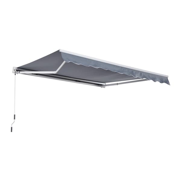 Markise, L395 × B300 cm, Grå