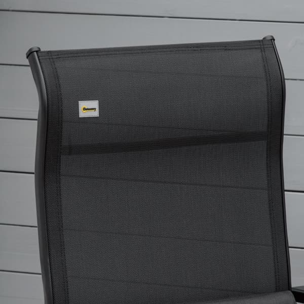 Solstol, 70x65x111 cm, Svart