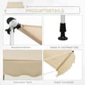 Miniatyrbillede 5 af 9: Markise, 300x150 cm, Beige