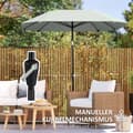 Miniatyrbillede 6 af 9: Patio Paraply, Ø233 cm, 2.33Lx2.33Bx2.4H m, Mørkegrå