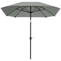 Miniatyrbillede 1 af 9: Patio Paraply, Ø233 cm, 2.33Lx2.33Bx2.4H m, Mørkegrå