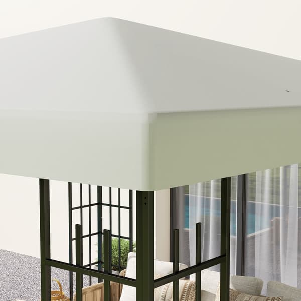 Paviljongin kattoremontti, 298x298 cm, vaaleanharmaa