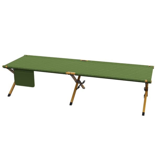 Solstol, 196x64x45 cm, Mørkegrøn