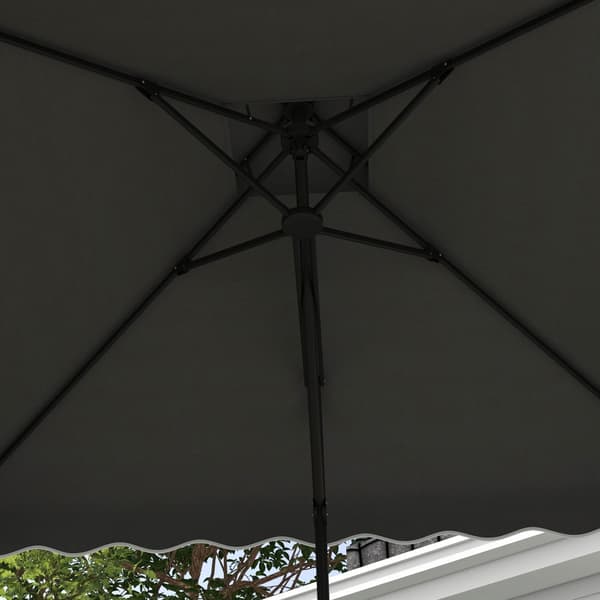 Patio Paraply, 243x243 cm, Mørkegrå