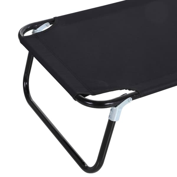 Solstol, 188x56x28 cm, Sort