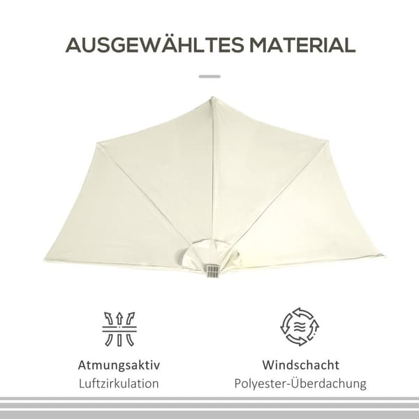 Aurinkovarjo, 270x135 cm, Beige