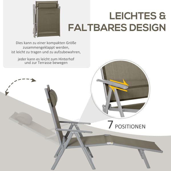 Solstol, 137x63.5x100.5 cm, Khaki