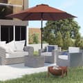 Miniatyrbillede 2 af 9: Patio Paraply, 2.6x2.35 m, Brun
