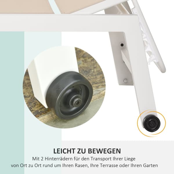 Have Solvogn, 169x65x102 cm, Creme Hvid