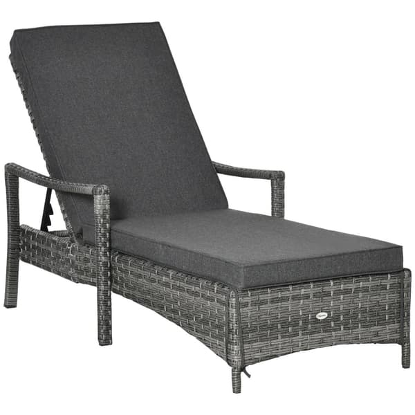 Solstol, 192x62.5x52.5 cm, Grå