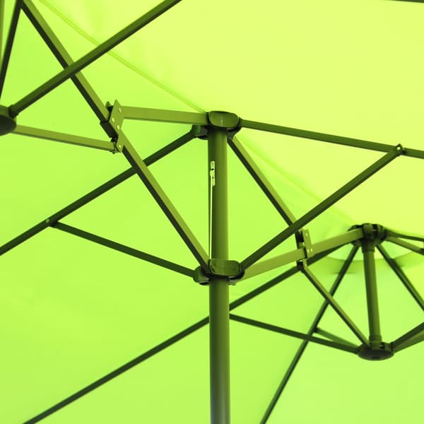 Uteplats Paraply, 460x270 cm, Grön