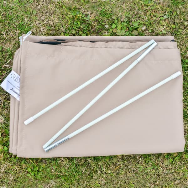 Parasollöverdrag, Ø63x164 cm, Khaki
