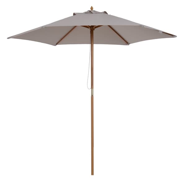 Patio Paraply, Ø2.5 x 2.3 m, Grå