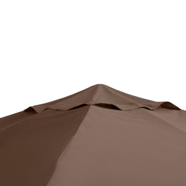Paviljongin vaihdettava katto, 298x295 cm, kahvi