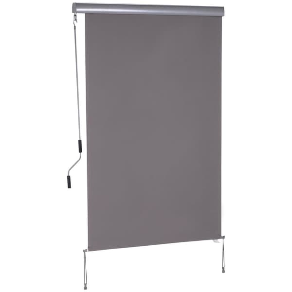 Vertikal Markise, 120x200 cm, Grå